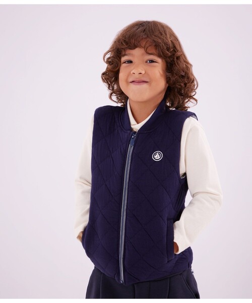 タグつき　新品未着用　familiar キルティングベスト 120 PETIT BATEAU（プチバトー） ベスト キルティングベスト キッズ 子供服