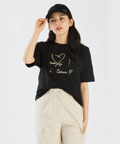 「To b. by agnes b.」 半袖Tシャツ 38 ブラック レディース_画像4