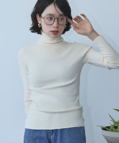 Ampirula ニット セーター 「2025AW」ニット 長袖 リブニット トップス