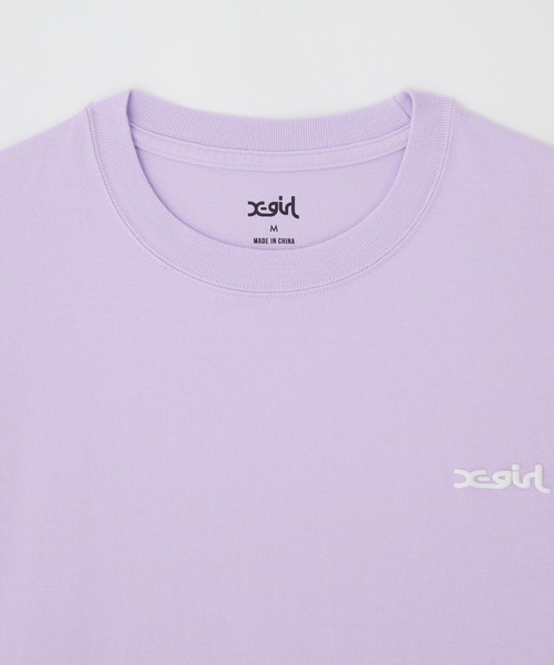 「X-girl」 半袖Tシャツ S チャコール レディース_画像5