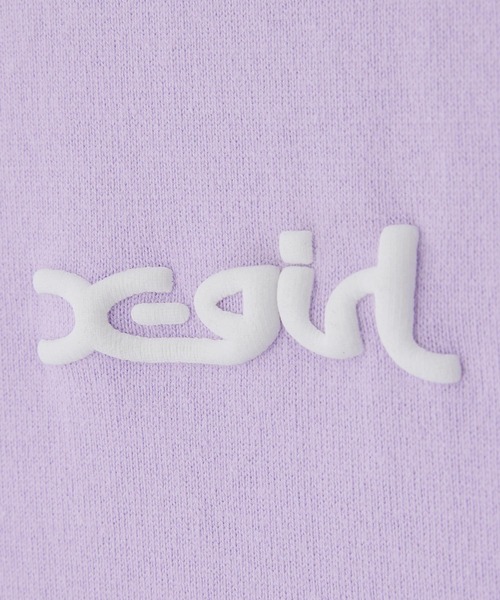 「X-girl」 半袖Tシャツ S チャコール レディース_画像8