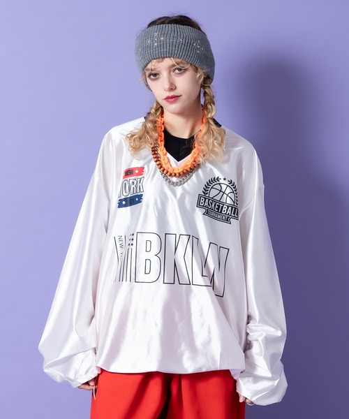 大分三好ヴァイセアドラーウォームアップTシャツ tシャツ a.p.o.v. ドローコードヘムオーバーサイズバスケットウォーム