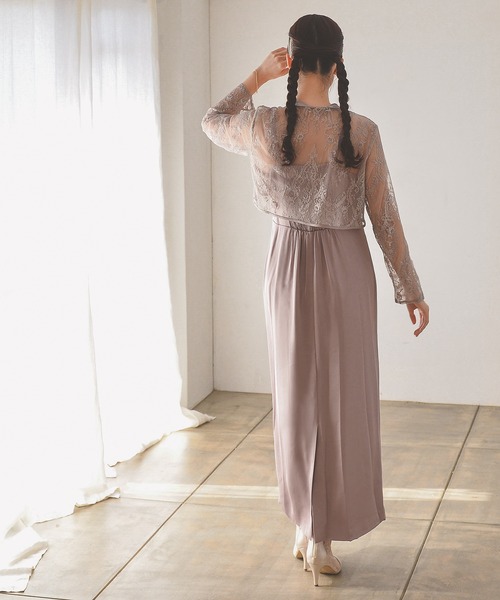 「Kana」 キャミソールワンピース L ベージュ系その他 レディース_画像8