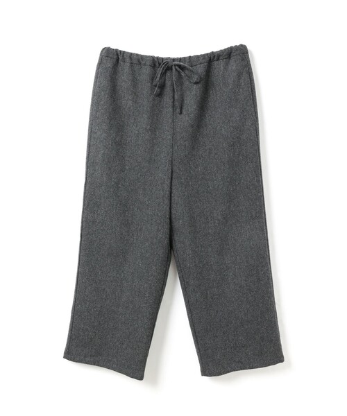 mizuiro ind ミズイロインド　ウールキュロットパンツ　ブラウン2日本製 mizuiro ind ミズイロインド ウールキュロットパンツ ブラウン2日本製