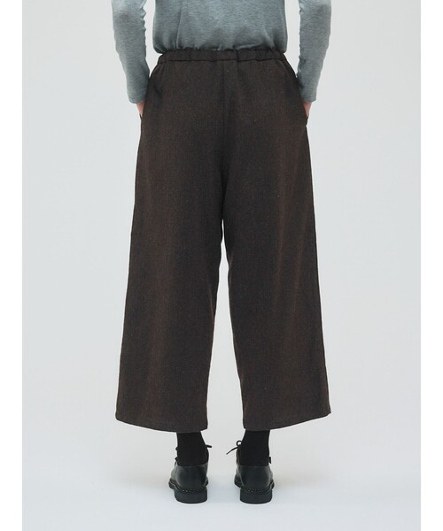 mizuiroind（ミズイロインド） パンツ ウールブレンドイージーパンツ