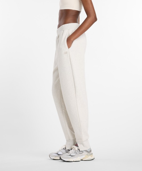 ニューバランス　new balance レディース　パンツ　ホワイト　白 New Balance（ニューバランス） スウェットパンツ ジャージ NB GREY