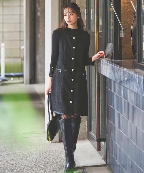 SWINGLE（スウィングル） ジャンパースカート Aラインミニジャンスカ