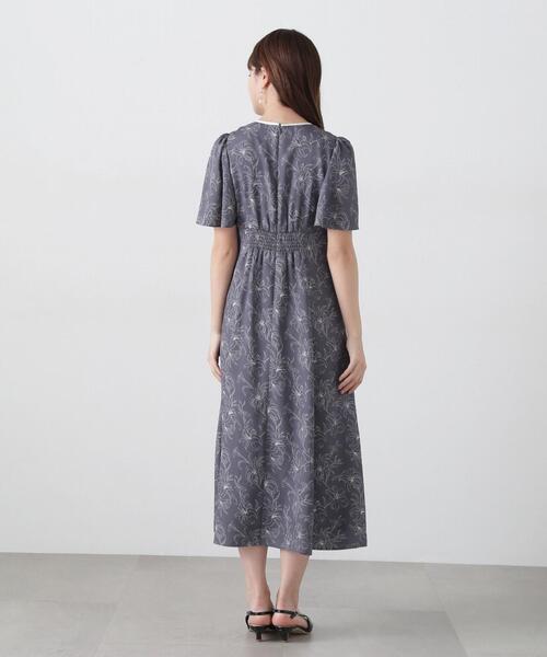 「PROPORTION BODY DRESSING」 半袖ワンピース MEDIUM ダークグレー レディース_画像7