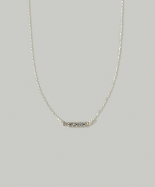 アレルギー対応 ネックレス 「金属アレルギー軽減」「Silver925」ＳＷＲバーネックレス レディース