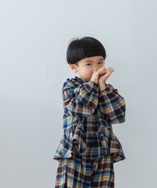 ローリーズファーム LOWRYS FARM チェック柄スーツ 120cm 子供服