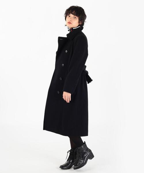 「To b. by agnes b.」 トレンチコート 36 ブラック レディース_画像7