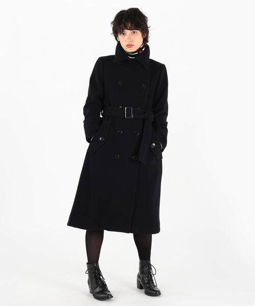 「To b. by agnes b.」 トレンチコート 36 ブラック レディース_画像9