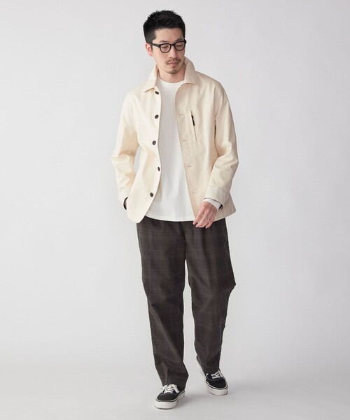 「SHIPS」 ジャケット LARGE ホワイト メンズ_画像3