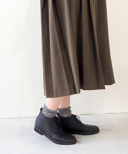 「ENあしながおじさん」 ブーツ 22.5cm ダークブラウン レディース_画像3