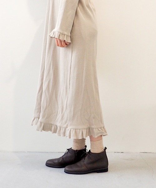 「ENあしながおじさん」 ブーツ 22.5cm ダークブラウン レディース_画像8