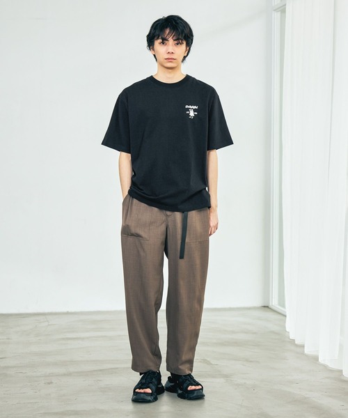 LAKOLE（ラコレ） パンツ 「吸水速乾」ドライWクロップドパンツ