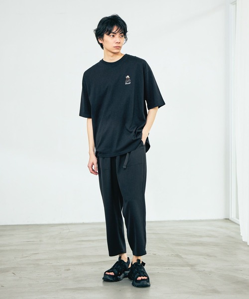 LAKOLE（ラコレ） パンツ 「吸水速乾」ドライWクロップドパンツ