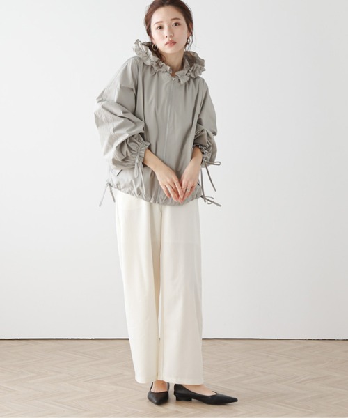 AMELY」 「La-gemme」マウンテンパーカー フリー ベージュ レディース 