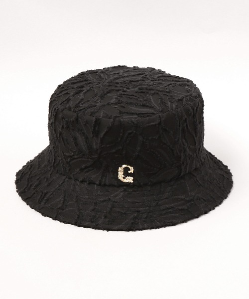 「CA4LA」 ハット ONESIZE チャコールグレー レディース_画像2