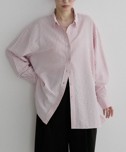 「Aunt Marie's」 長袖シャツ FREE ブルー レディース_画像6