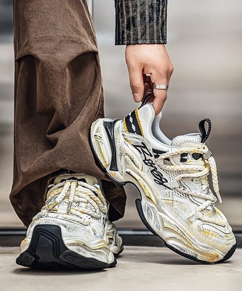 「WESTBOY」 ローカットスニーカー 43 ブルー メンズ_画像6