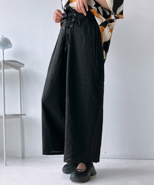 AS KNOW ASガウチョパンツお値下げ中 AS KNOW パンツ ○さらりとガウチョパンツ レディース
