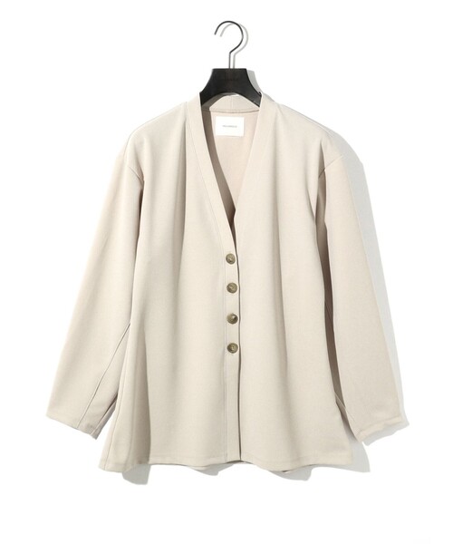 MIDIUMISOLID カーディガン for Ladies シェイプデザイン