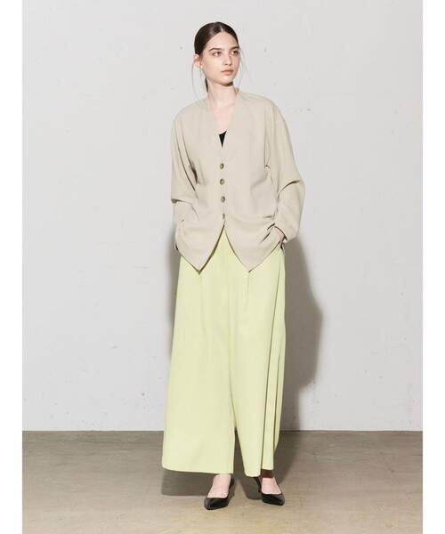 カーディガン MIDIUMISOLID for Ladies シェイプデザインカーディガン レディース MIDIUMISOLID カーディガン for Ladies シェイプデザイン