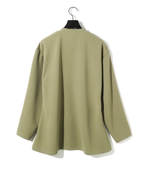ミディウミソリッド　カーディガン MIDIUMISOLID カーディガン for Ladies シェイプデザイン