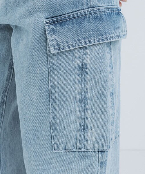 美品 IHNN イン7POCKET デニム パンツ 36 ライトブルー ジーンズ 