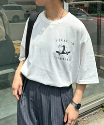 tシャツ 「Franklin Climbing」ブルドッグスケボープリント半袖Tee メンズ レディース｜ZOZOTOWN Yahoo!店