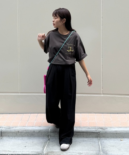 Franklin Climbing tシャツ 「Franklin Climbing」ブルドッグ