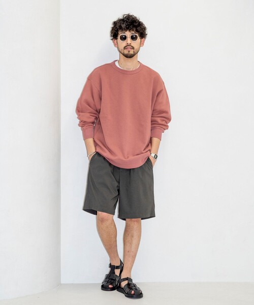 AKIRA NAKA タックショートパンツ ブラウン セール】FREAK'S STORE/フリークスストア Reflax/リフラクス 2