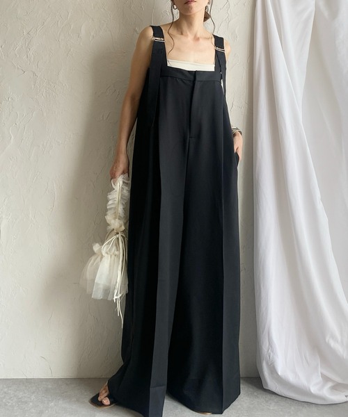 サロペット・オーバーオール・オールインワン Tahi She's Closet サロペット オーバーオール フロントジップハイ