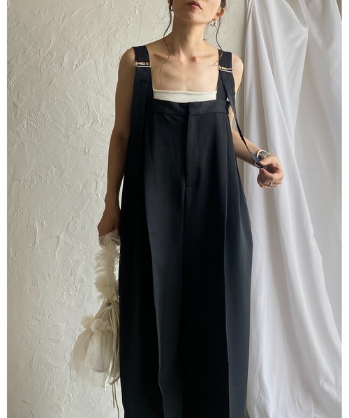 She's Closet サロペット オーバーオール フロントジップハイ