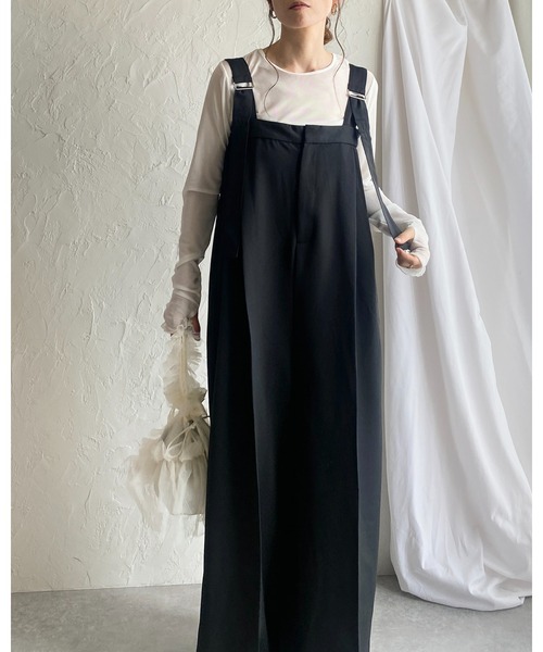 サロペット・オーバーオール・オールインワン roughlow high-waist wide salopette サロペット・オーバーオール・オールインワン roughlow high