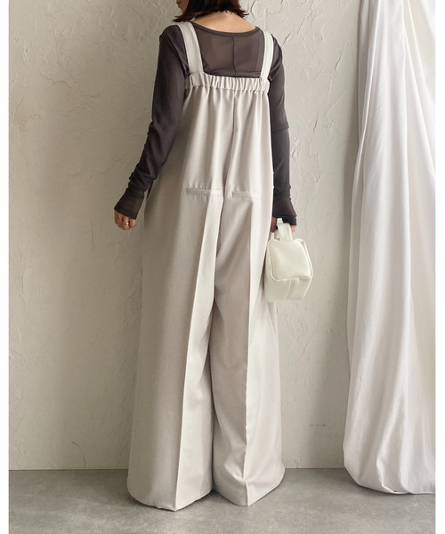 She's Closet サロペット オーバーオール フロントジップハイ