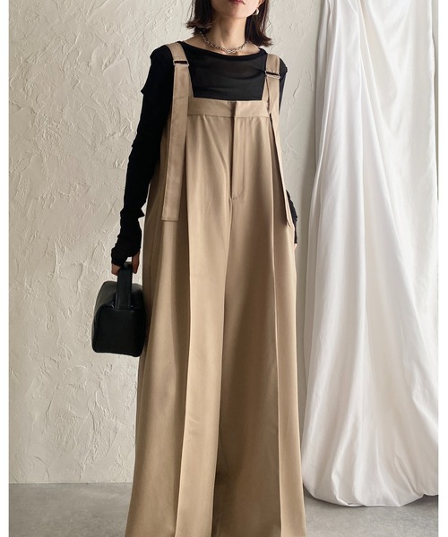 サロペット・オーバーオール・オールインワン roughlow high-waist wide salopette サロペット・オーバーオール・オールインワン roughlow high