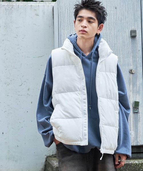WEGO ダウンベスト ベスト WEGO/パデッドベスト メンズ
