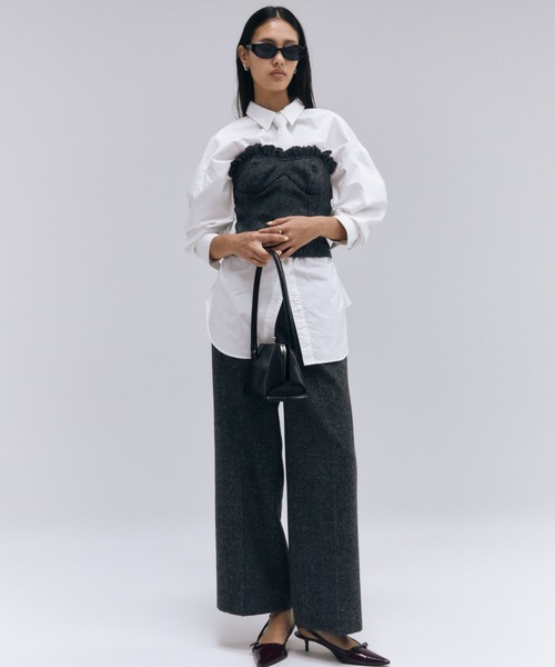 JOSE MOON チューブトップ ベアトップ TWEED BUSTIER/ツイード