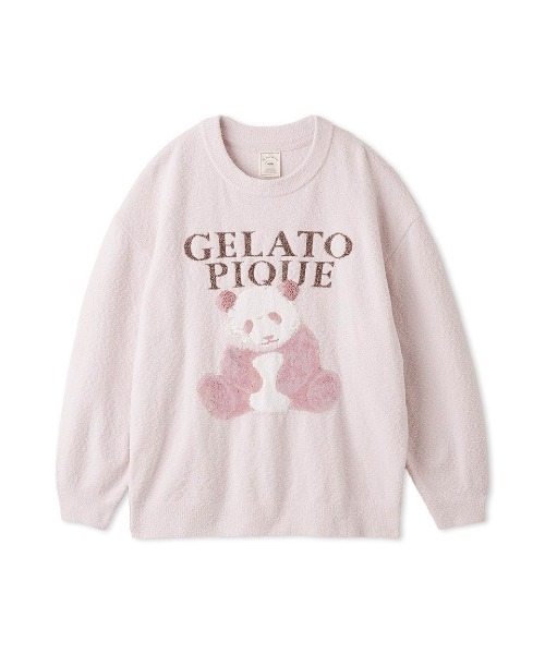 ジェラピケ/ルームウェア/パンダ gelato pique パジャマ ルームウェア パンダジャガードプル