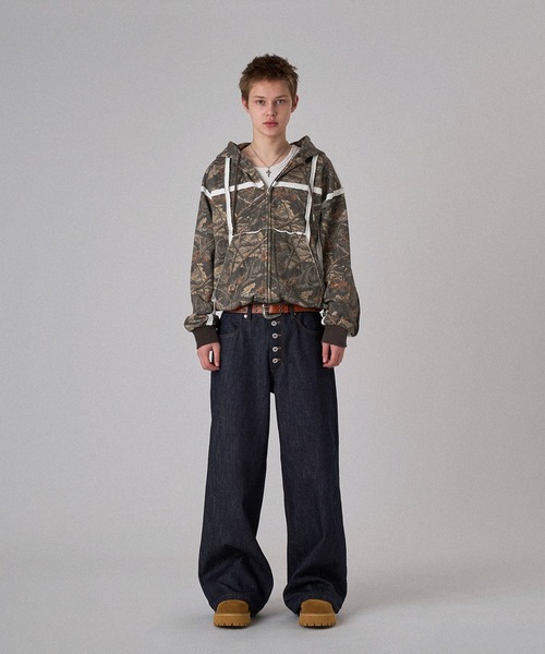 finn❤︎ページ WISH FOR EVER パーカー ASSORT HEAVY WEIGHT FRINGE BELT LOOP