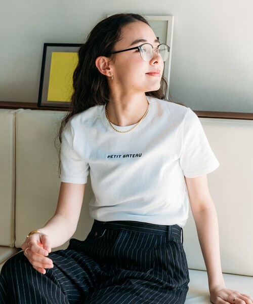 tシャツ PETIT BATEAU × FREAK'S STORE/プチバトー 別注 MINI LOGO T-shirt/別注 ミニロゴTシャツ レデ | FREAK'S STORE | 08