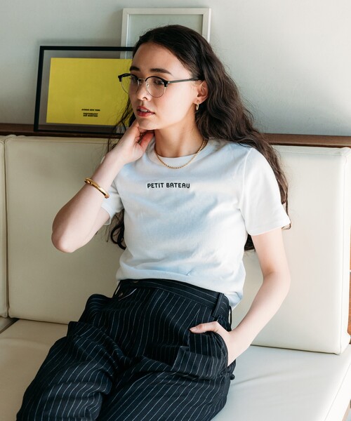 tシャツ PETIT BATEAU × FREAK'S STORE/プチバトー 別注 MINI LOGO T-shirt/別注 ミニロゴTシャツ レデ | FREAK'S STORE | 09