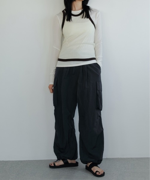 anuke tシャツ Sheer Long T-shirts レディース : ZOZOTOWN