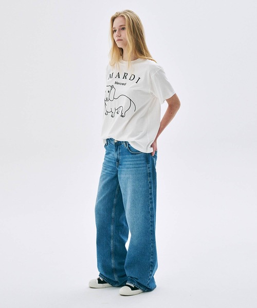 tシャツ TSHIRT DDANJI レディース メンズ Mardi Mercredi tシャツ TSHIRT DDANJI レディース メンズ