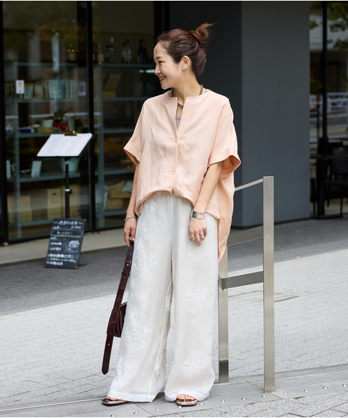 【JOURNAL STANDARD】シアーレースレイヤードパンツ JOURNAL STANDARD パンツ 「追加3」シアーレースレイヤード