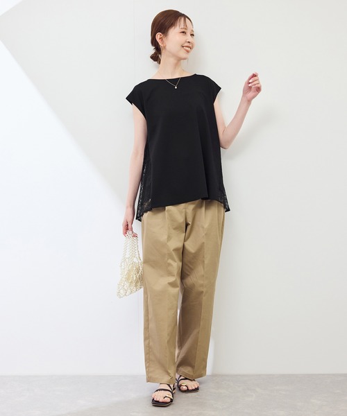 ROPE' PICNIC tシャツ 「UVカット・接触冷感」レースドッキング