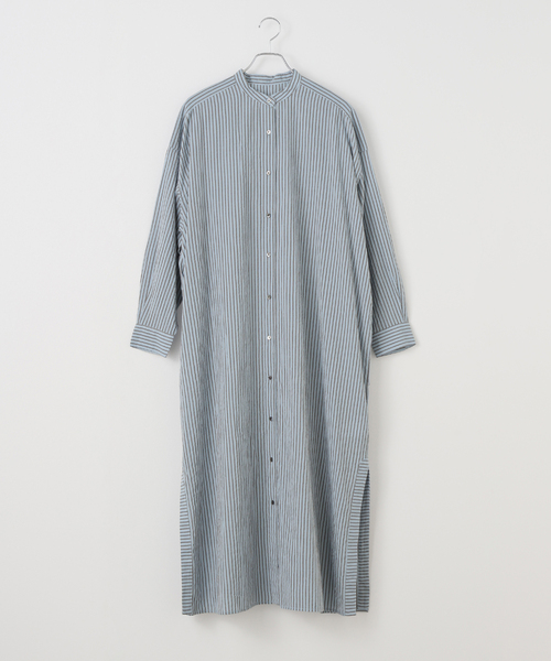 FRAMeWORK ワンピース STRIPEオーバーシャツDRESS : ZOZOTOWN