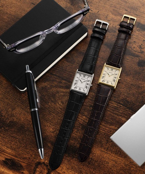 SEIKO nano ソーラー時計 ブラウン SEIKO 腕時計 SEIKO/セイコー コラボレーション スクエア D